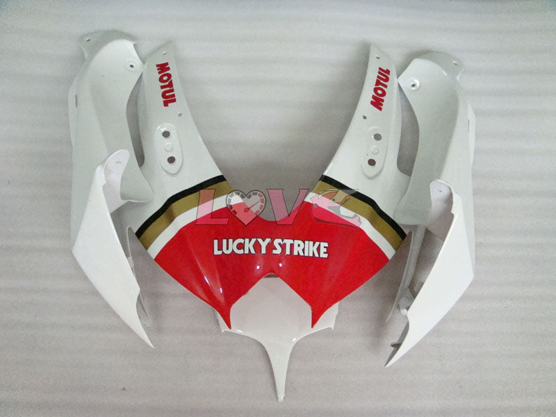 Lucky Strike MICHELIN MOTUL - Red White Fairings and Bodywork For 2008-2010 GSX-R600 #LF6213