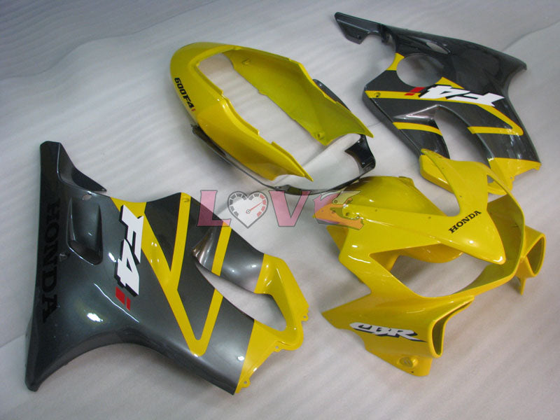 Factory Style - Yellow Grey Fairings and Bodywork For 2004-2007 CBR600F4i #LF7610