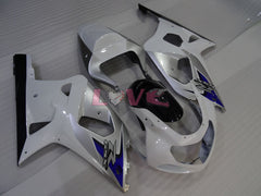 Factory Style - White Silver Fairings and Bodywork For 2001-2003 GSX-R600 #LF4249