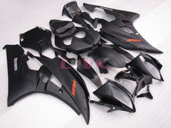 Factory Style - Black Matte Fairings and Bodywork For 2006-2007 YZF-R6 #LF3436