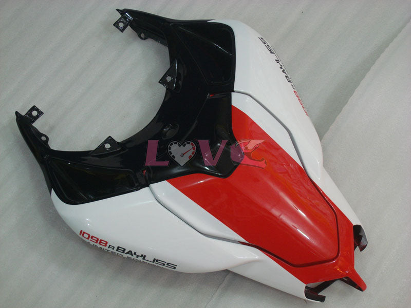 Factory Style - Red White Fairings and Bodywork For 2007-2009 1098 #LF3132