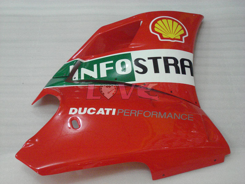 INFO STRADA - Red Green White Fairings and Bodywork For 1994-2002 748 #LF3199