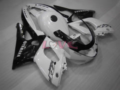 Factory Style - White Black Fairings and Bodywork For 1997-2007 YZF600R #LF7941