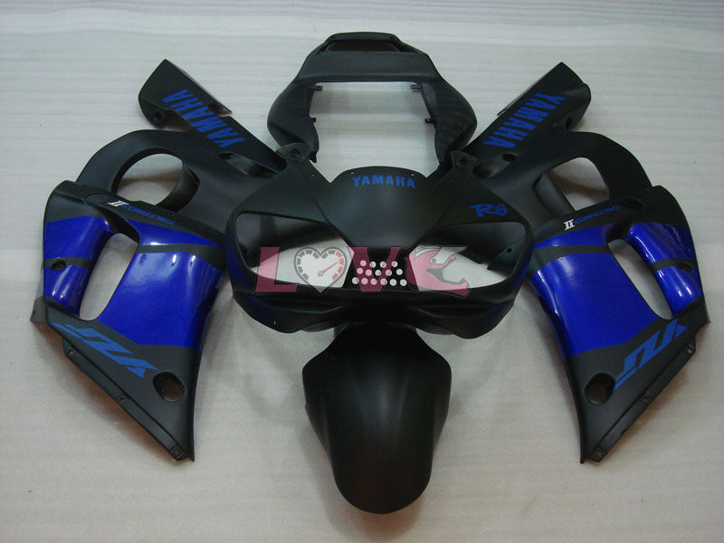 Factory Style - Blue Black Matte Fairings and Bodywork For 1998-2002 YZF-R6 #LF3357