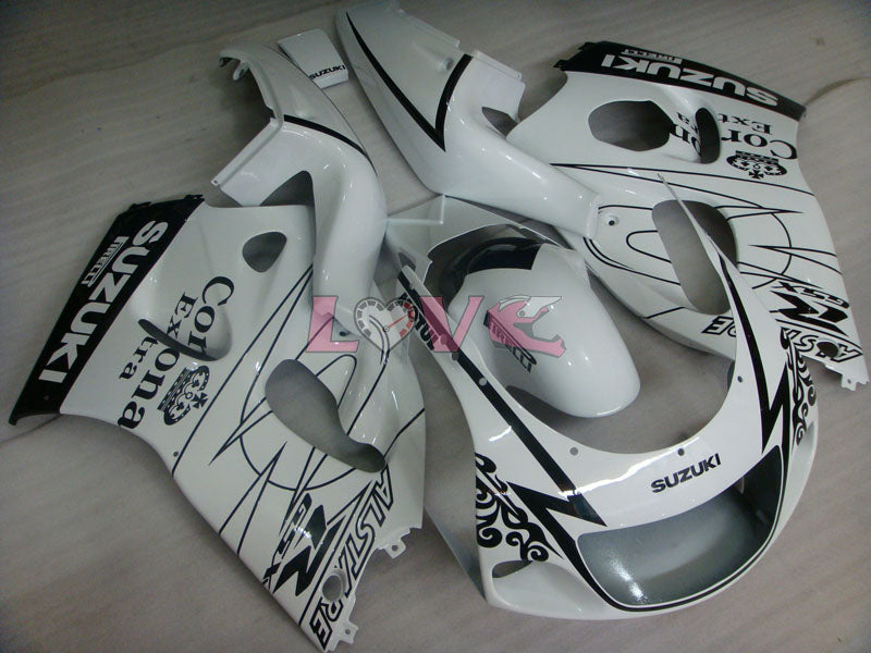 Corona MOTUL - White Black Fairings and Bodywork For 1996-1999 GSX-R750 #LF4957