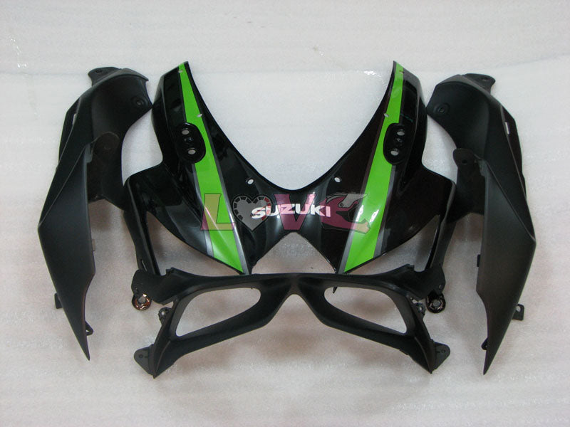 Factory Style - Green White Black Fairings and Bodywork For 2008-2010 GSX-R600 #LF3954