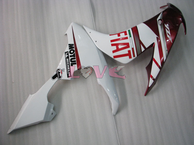 FIAT - Red White Fairings and Bodywork For 2004-2006 YZF-R1 #LF3708