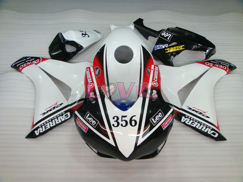 Lee - White Black Fairings and Bodywork For 2008-2011 CBR1000RR #LF7134