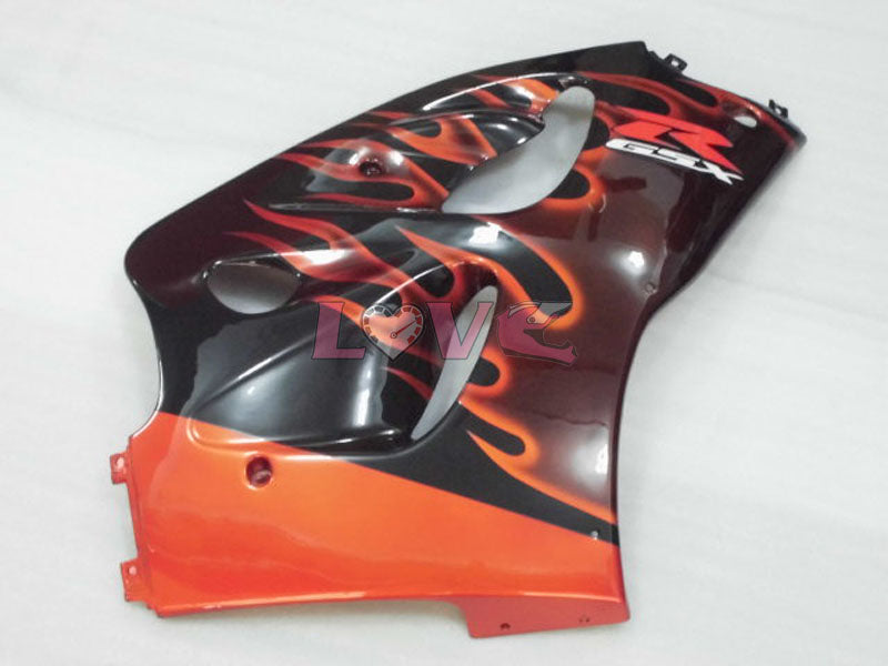 Flame - Orange Black Fairings and Bodywork For 1996-1999 GSX-R750 #LF4290