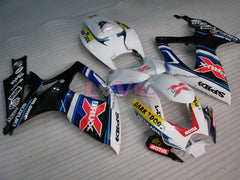 Dark Dog - White Black Fairings and Bodywork For 2006-2007 GSX-R600 #LF4026