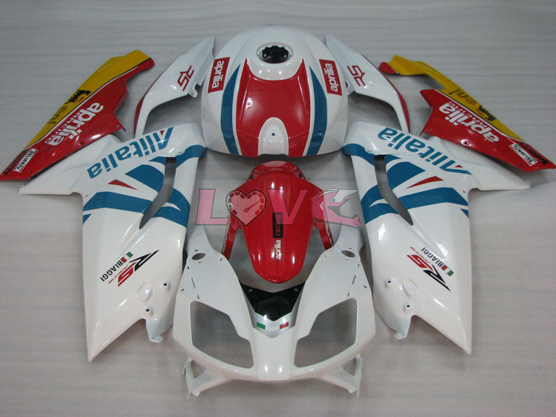 Alitalia - Red Blue White Fairings and Bodywork For 2004-2009 RS125 #LF3078