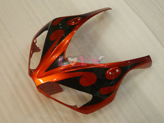 Flame - Orange Black Fairings and Bodywork For 2006-2007 CBR1000RR #LF7245