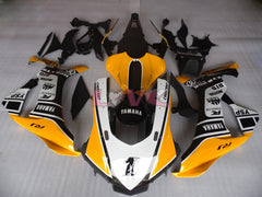 Others - Yellow White Black Fairings and Bodywork For 2015-2019 YZF-R1 #LF7826