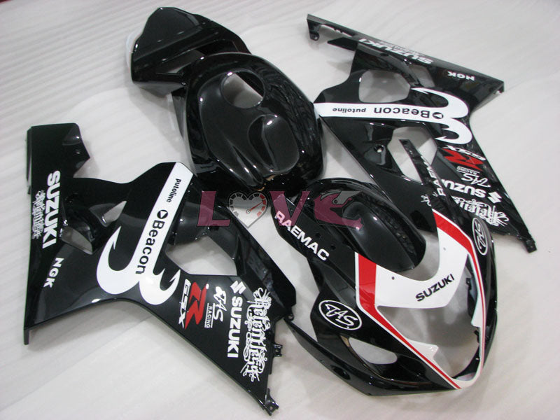 Beacon - Black Fairings and Bodywork For 2004-2005 GSX-R600 #LF4114