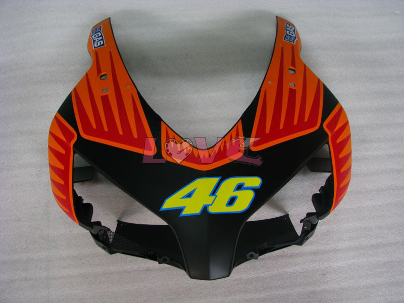 Rossi - Orange Black Matte Fairings and Bodywork For 2004-2005 CBR1000RR #LF7286