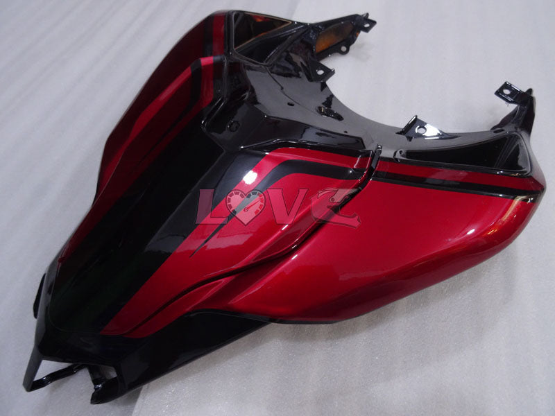 Factory Style - Red wine Black Fairings and Bodywork For 2008-2013 848 #LF3154