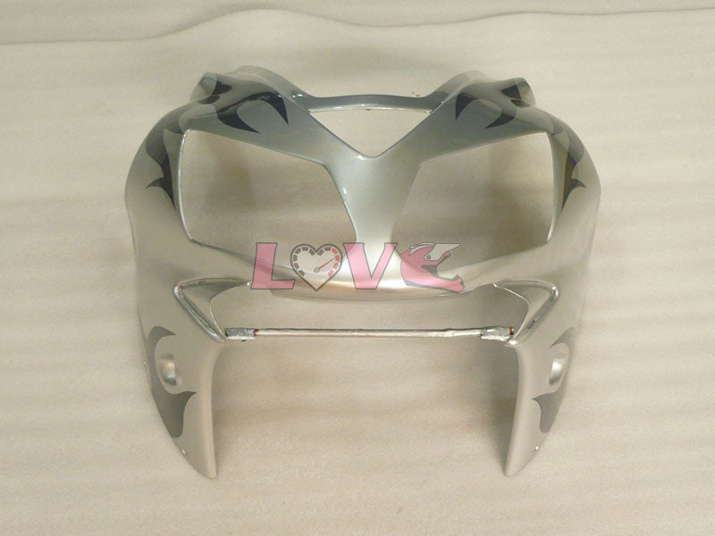 Factory Style - Black Silver Fairings and Bodywork For 2002-2005 NINJA ZX-12R #LF3240