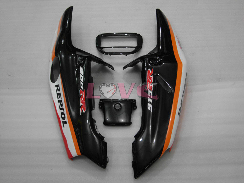 Repsol - Black Fairings and Bodywork For 1994-1995 CBR900RR #LF3012