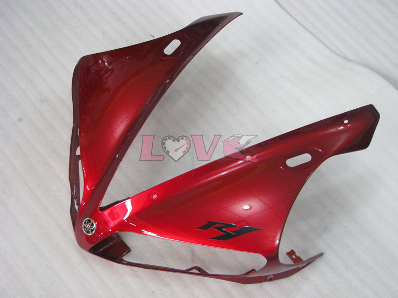 Factory Style - Red Black Matte Fairings and Bodywork For 2004-2006 YZF-R1 #LF3686