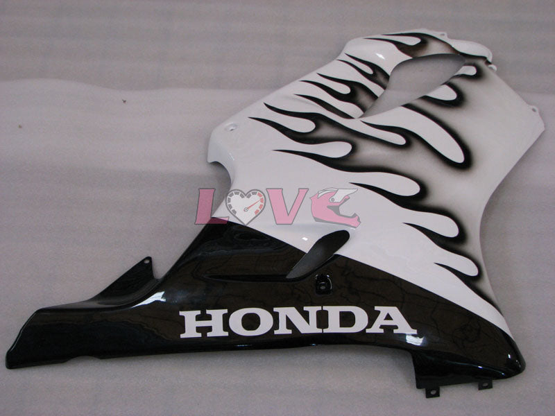 Customize - White Black Fairings and Bodywork For 1999-2000 CBR600F4 #LF4512