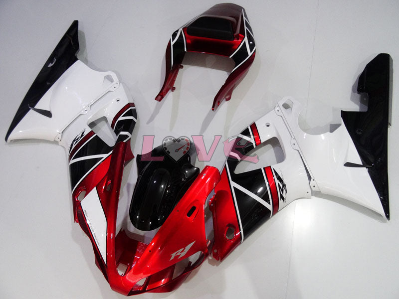 Factory Style - Red White Black Fairings and Bodywork For 2000-2001 YZF-R1 #LF3618