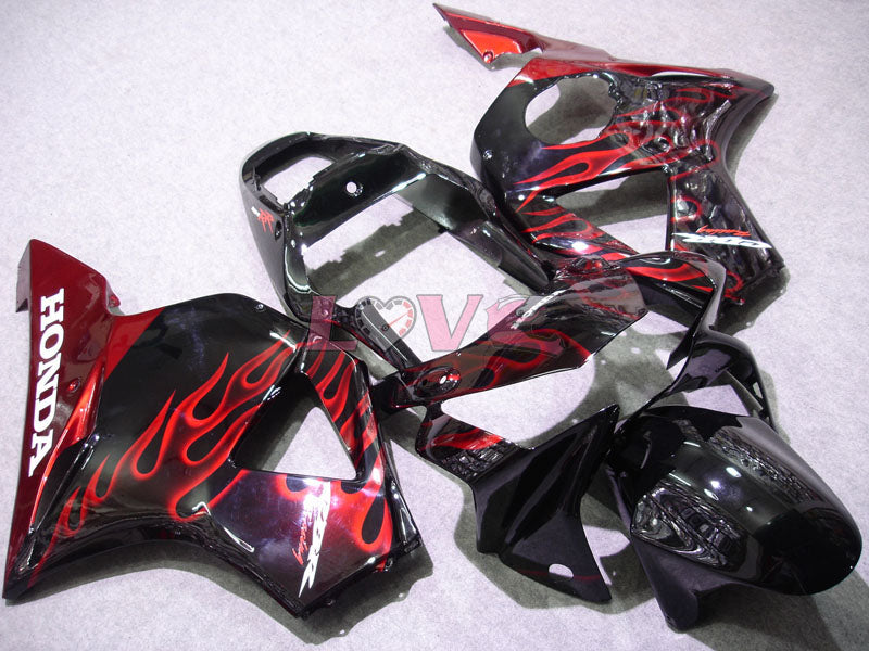 Flame - Red Black Fairings and Bodywork For 2002-2003 CBR954RR #LF5196