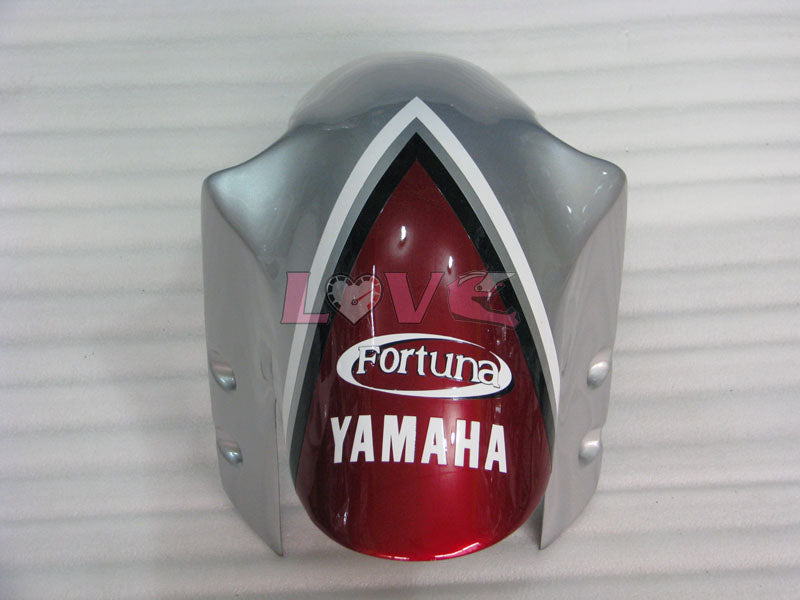 Fortuna - Red Silver Fairings and Bodywork For 2000-2001 YZF-R1 #LF3617