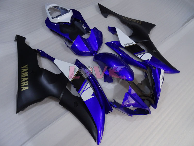 Factory Style - Blue Black Matte Fairings and Bodywork For 2008-2016 YZF-R6 #LF3431
