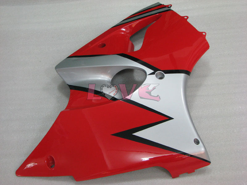 Factory Style - Red Black Silver Fairings and Bodywork For 2000-2002 NINJA ZX-6R #LF3335