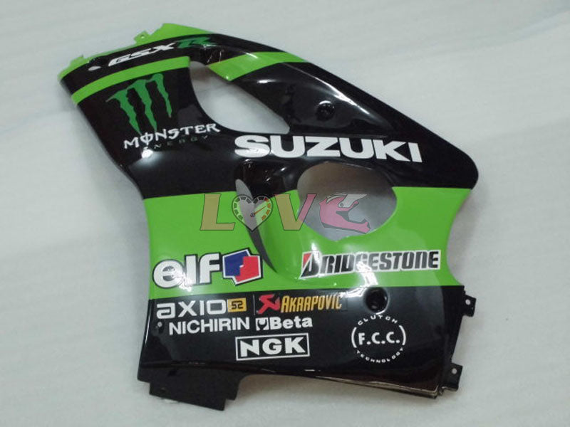 Customize - Green Black Fairings and Bodywork For 1996-1999 GSX-R750 #LF4289