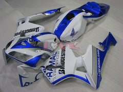 PRAMAC - Blue White Fairings and Bodywork For 2003-2004 CBR600RR #LF4459
