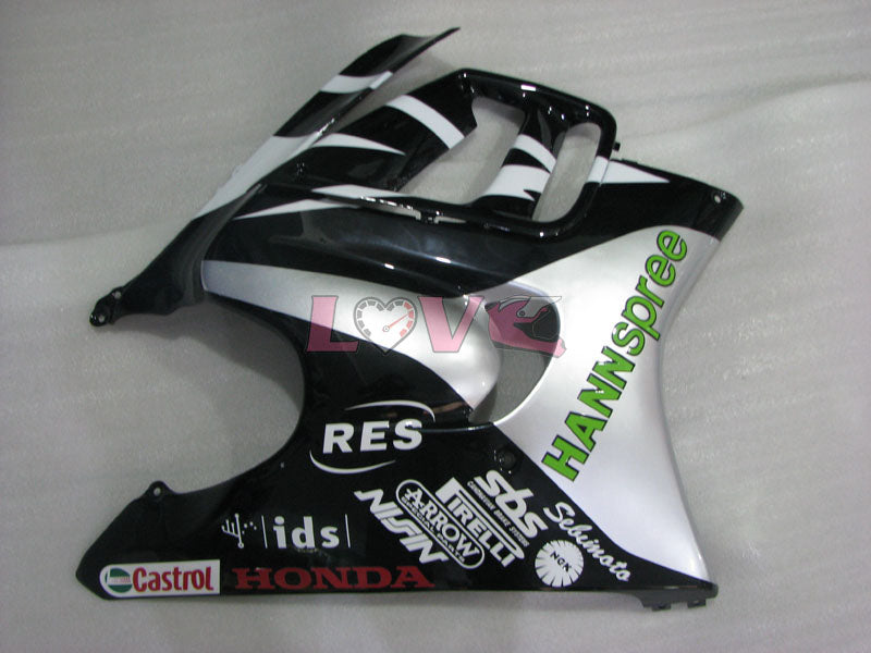 HANN Spree - White Black Fairings and Bodywork For 1997-1998 CBR600F3 #LF4523