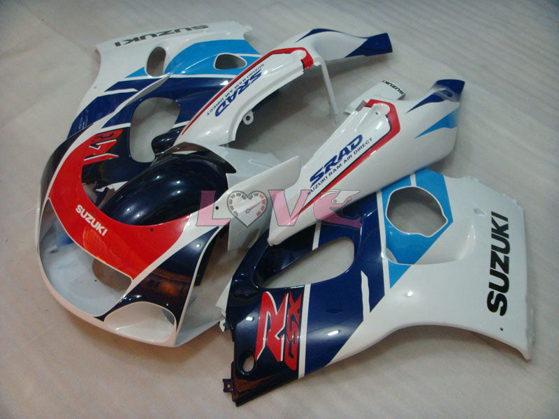 Factory Style - Blue White Fairings and Bodywork For 1996-1999 GSX-R750 #LF4286