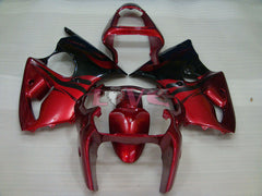 Flame - Red Black Fairings and Bodywork For 2000-2002 NINJA ZX-6R #LF3324