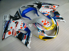 Dark Dog - Blue White Fairings and Bodywork For 2001-2003 GSX-R600 #LF4244