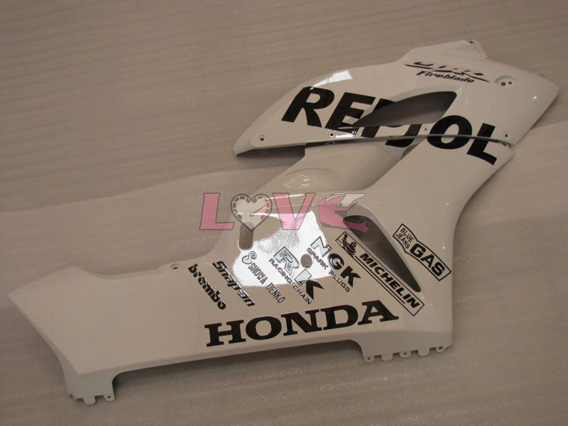 Repsol - White Silver Fairings and Bodywork For 2004-2005 CBR1000RR #LF7291