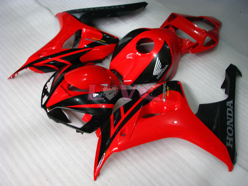 Fireblade - Red Black Fairings and Bodywork For 2006-2007 CBR1000RR #LF7254