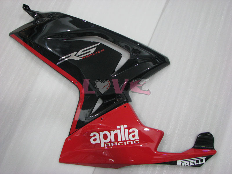 Customize - Red Black Fairings and Bodywork For 2004-2009 RS125 #LF3079