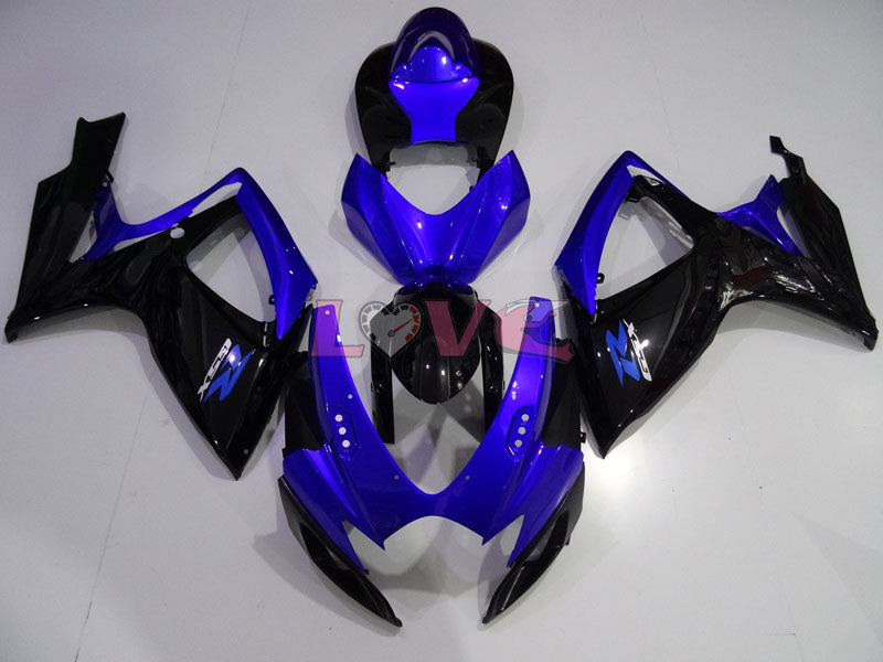 Factory Style - Blue Black Fairings and Bodywork For 2006-2007 GSX-R750 #LF3993