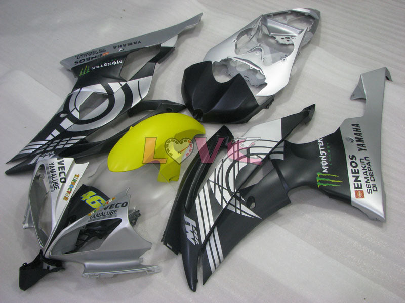 Monster - Black Grey Fairings and Bodywork For 2008-2016 YZF-R6 #LF3422