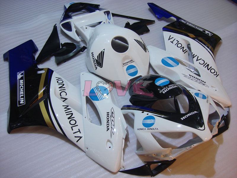 Konica Minolta - White Black Fairings and Bodywork For 2004-2005 CBR1000RR #LF4414