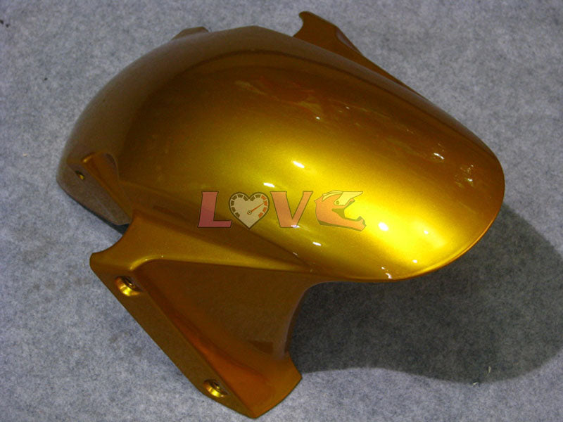 Factory Style - Black Gold Fairings and Bodywork For 2003-2004 CBR600RR #LF5312