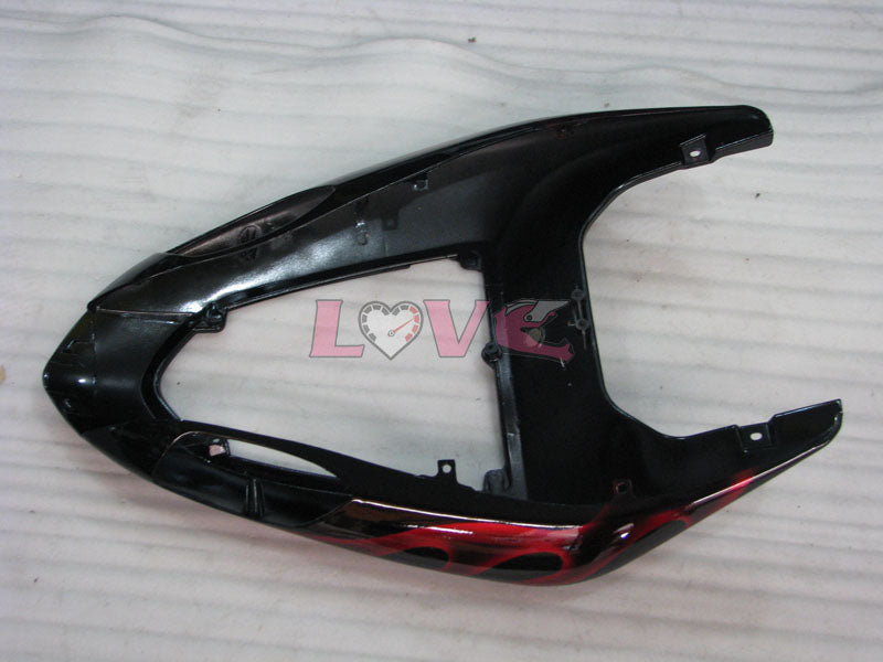 Flame - Red Black Fairings and Bodywork For 2006-2007 NINJA ZX-10R #LF6245