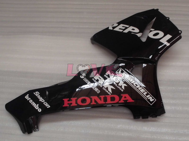Repsol - Black Fairings and Bodywork For 2005-2006 CBR600RR #LF4435