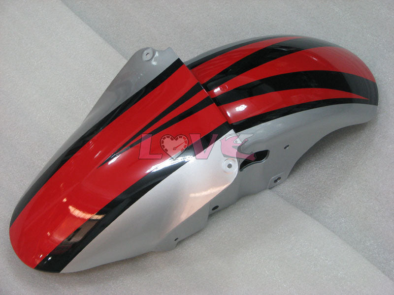 Factory Style - Red Black Silver Fairings and Bodywork For 2000-2002 NINJA ZX-6R #LF3335