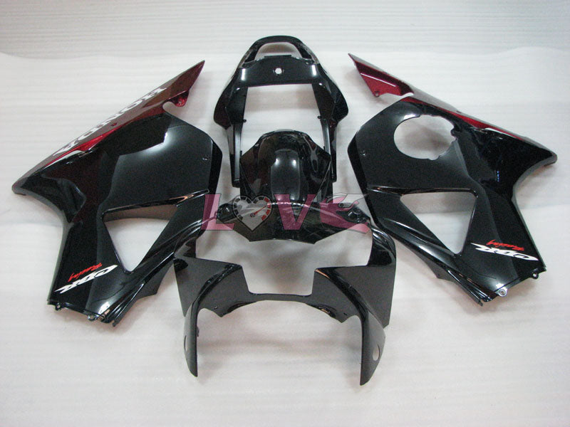 Flame - Red Black Fairings and Bodywork For 2002-2003 CBR954RR #LF4476