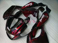 Flame - Red Black Fairings and Bodywork For 1997-2007 YZF1000R #LF7921