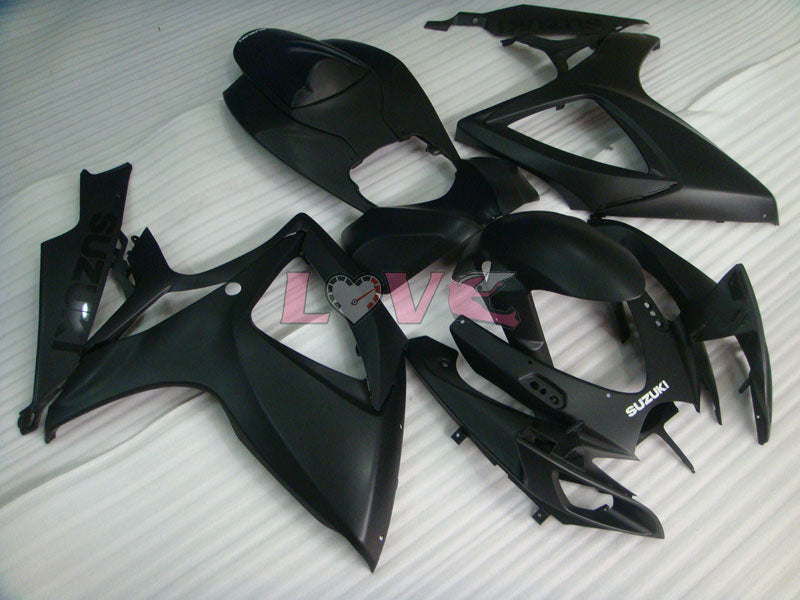 Factory Style - Black Matte Fairings and Bodywork For 2006-2007 GSX-R600 #LF6367