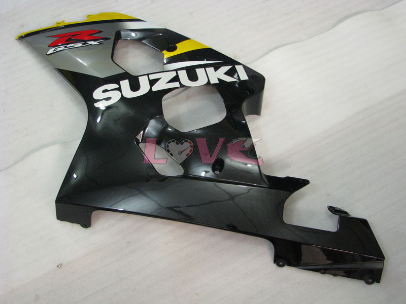 Factory Style - Yellow Black Fairings and Bodywork For 2004-2005 GSX-R600 #LF4105
