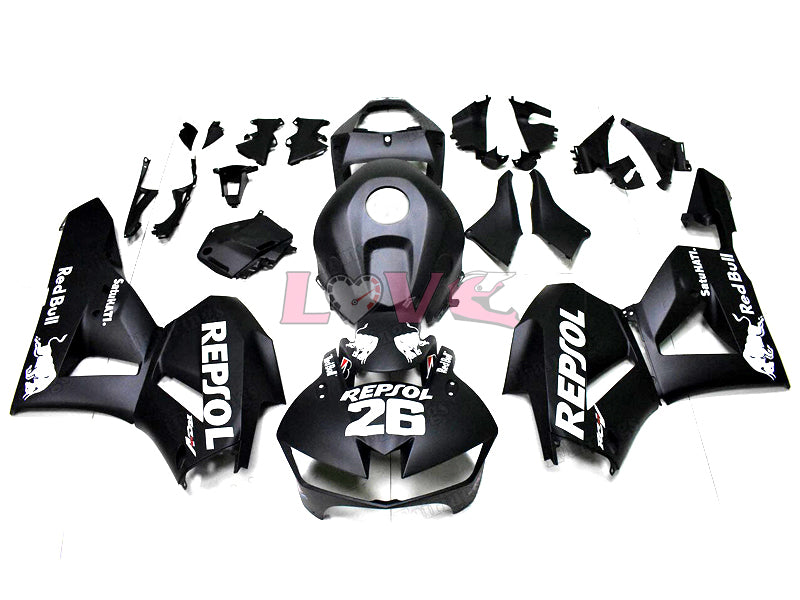 Factory Style - Black Fairings and Bodywork For 2013-2020 CBR600RR #LF7876